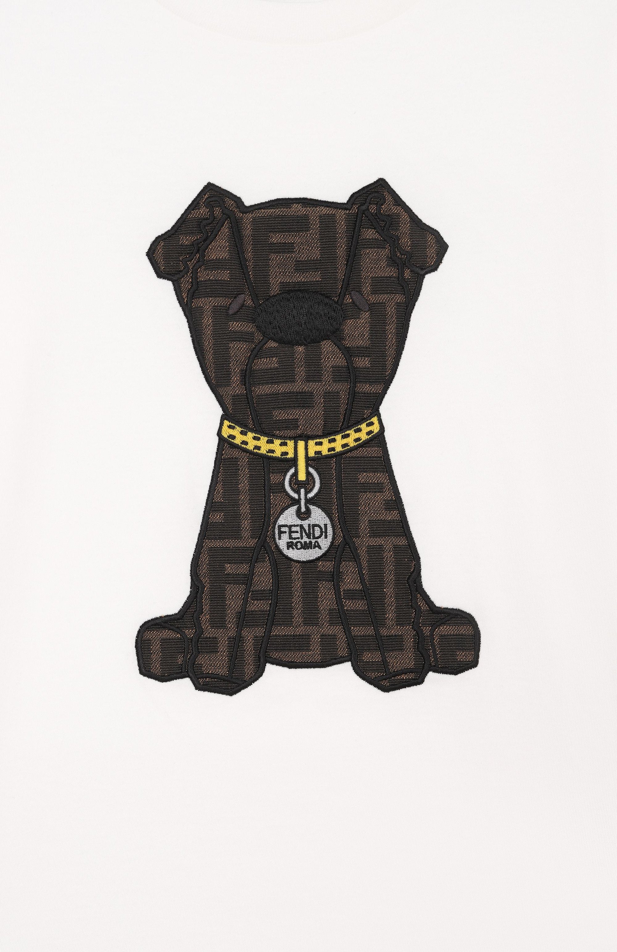 Хлопковая футболка FENDI, арт. JMI503/7AJ/8A-12+, фото 3