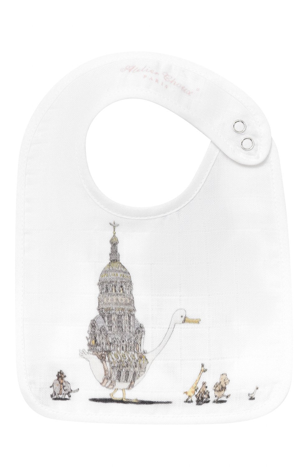 Хлопковый нагрудник ATELIER CHOUX, арт. SMALL BIB ATELIER CH0UX PARIS, фото 1