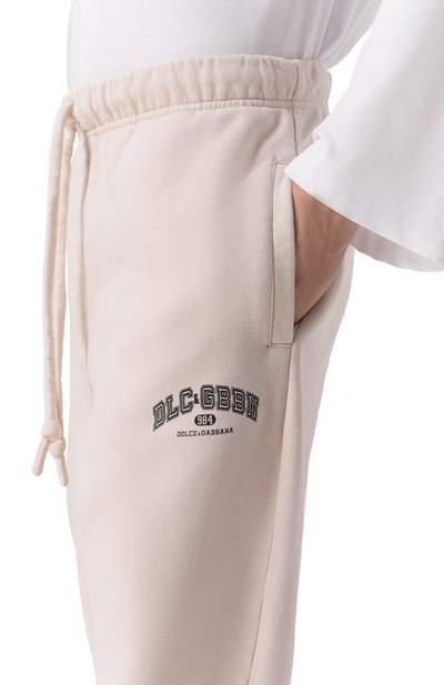 Хлопковые джоггеры DOLCE & GABBANA, арт. GP17AT/G7PL0, фото 5
