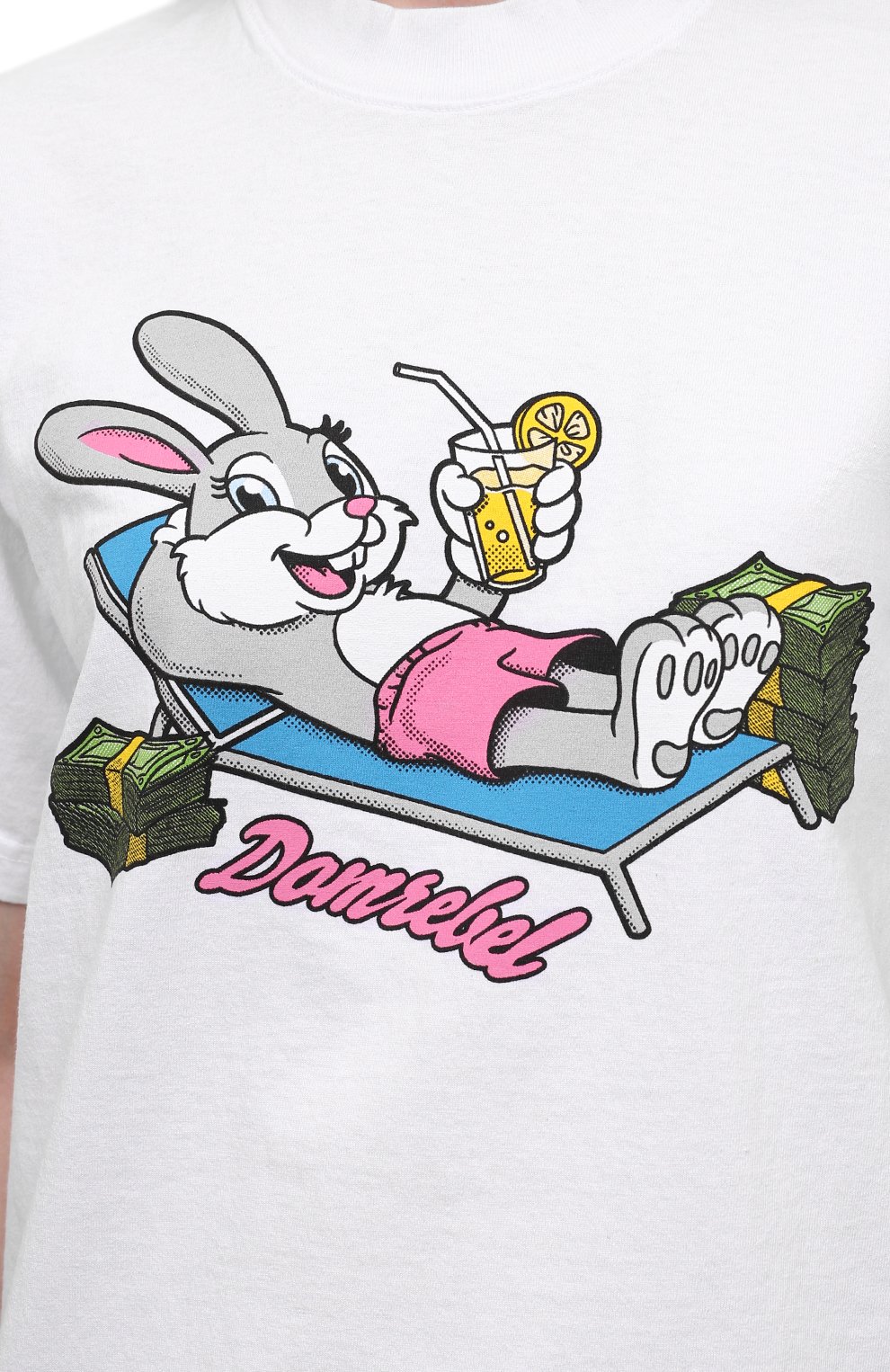 Хлопковая футболка DOMREBEL, арт. BUCKS/0VER TEE/W, фото 5
