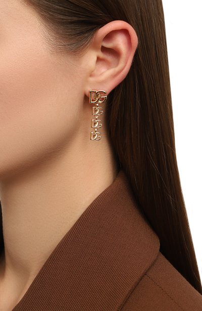 Серьги DOLCE & GABBANA, арт. WEP6L8 W1111/G0LD/M, фото 2