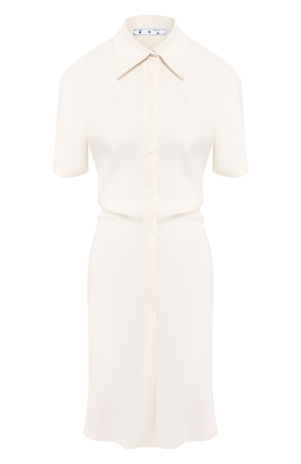 Платье из смеси льна и вискозы OFF-WHITE, арт. 0WDB236S20FAB0020100, фото 1
