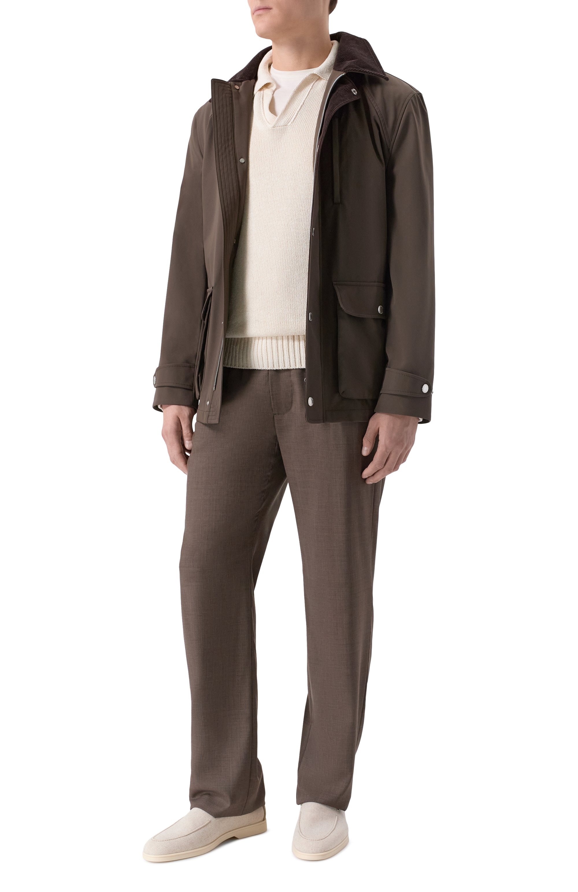 Текстильные лоферы DOUCAL'S, арт. DU3413NWMAPY824G, фото 2