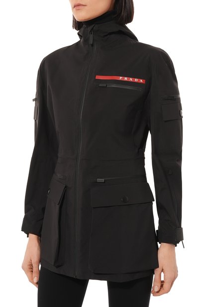 Куртка prada linea rossa PRADA черного цвета по цене 280000 руб., арт. 29X716-1SX6-F0002-192, фото 3 Куртка prada linea rossa PRADA, арт. 29X716-1SX6-F0002-192, фото 3