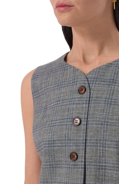 Жилет из шерсти и кашемира LESYANEBO, арт. LN03H-411_FH, фото 5