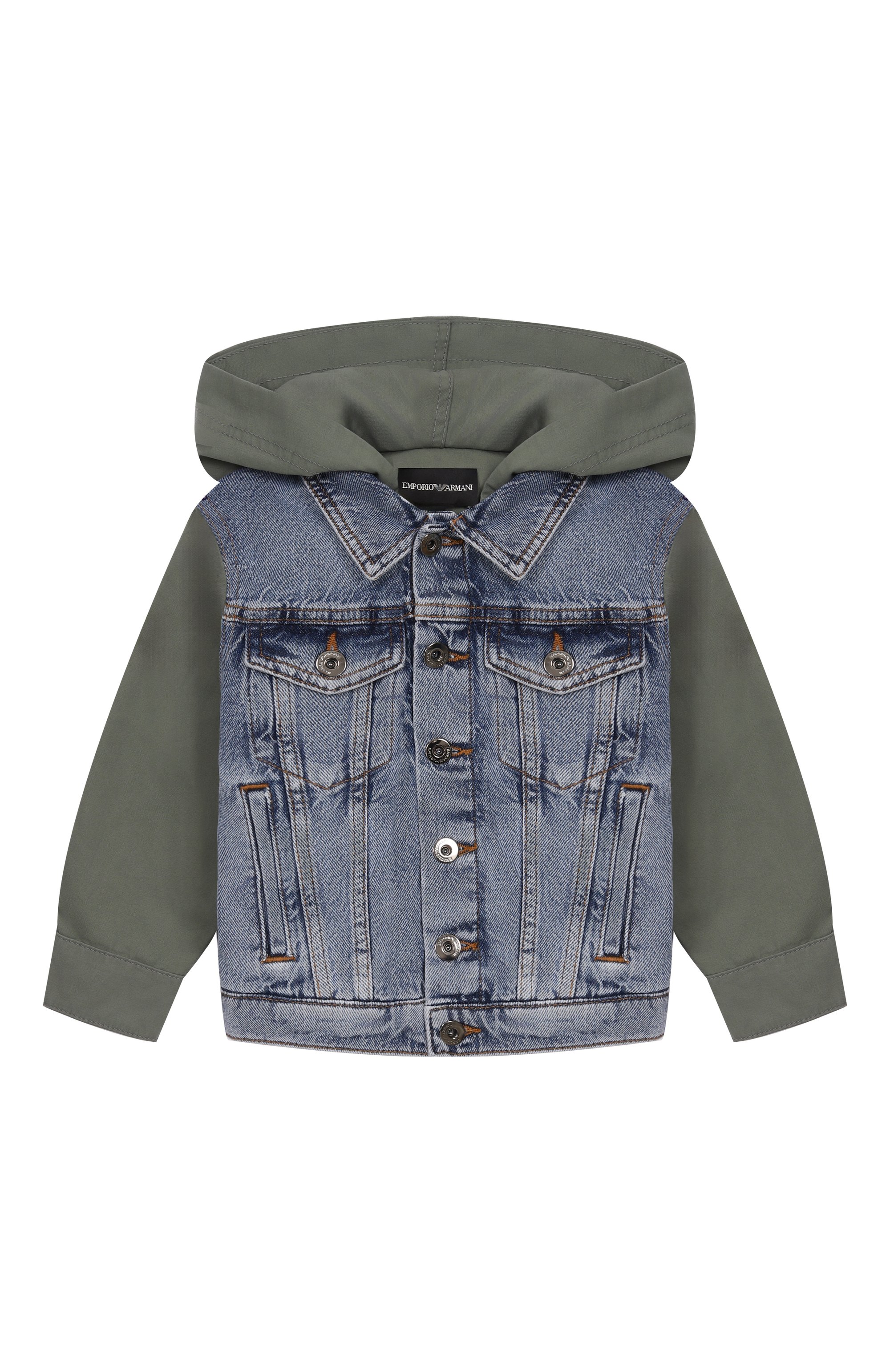 Куртка из хлопка и лиоцелла EMPORIO ARMANI, арт. EB000055/AF13299, фото 1