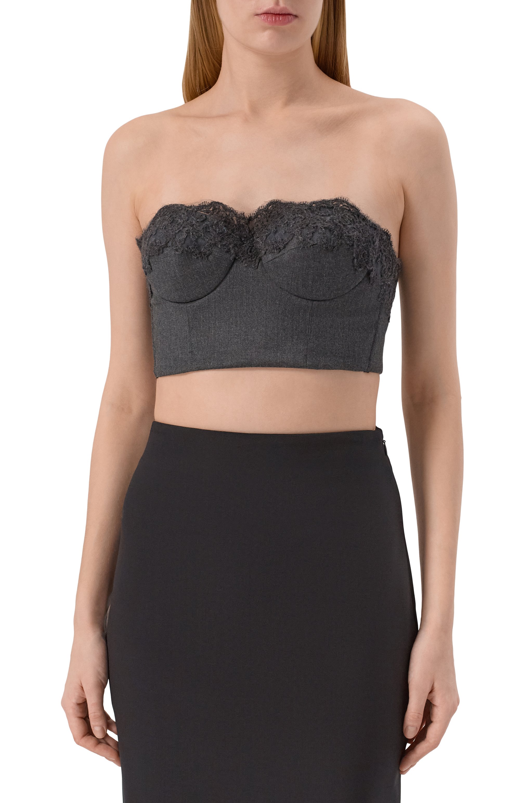 Бюстье из шерсти и вискозы ERMANNO SCERVINO, арт. D474Y313BJWR, фото 3