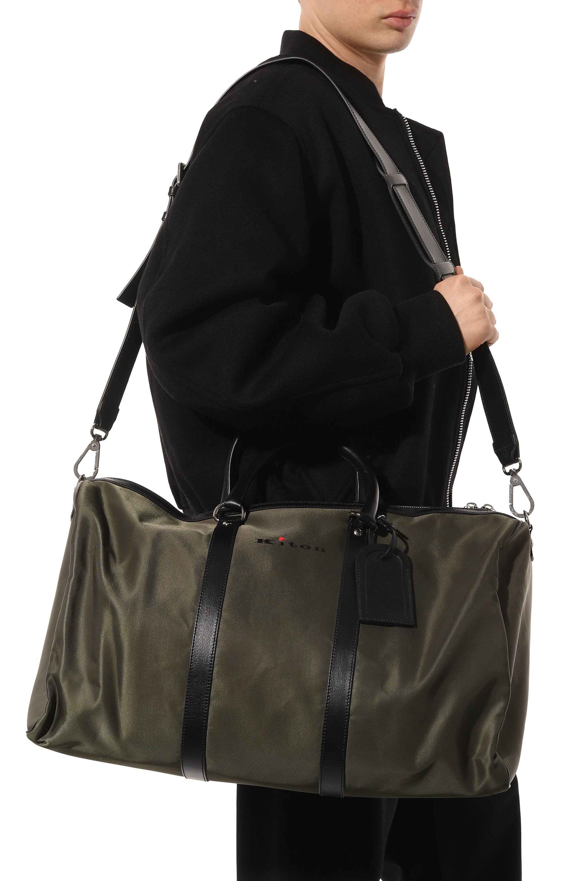 Сумка KITON хаки цвета по цене 99450 руб., арт. UBA0020N01047, фото 2 Сумка KITON, арт. UBA0020N01047, фото 2