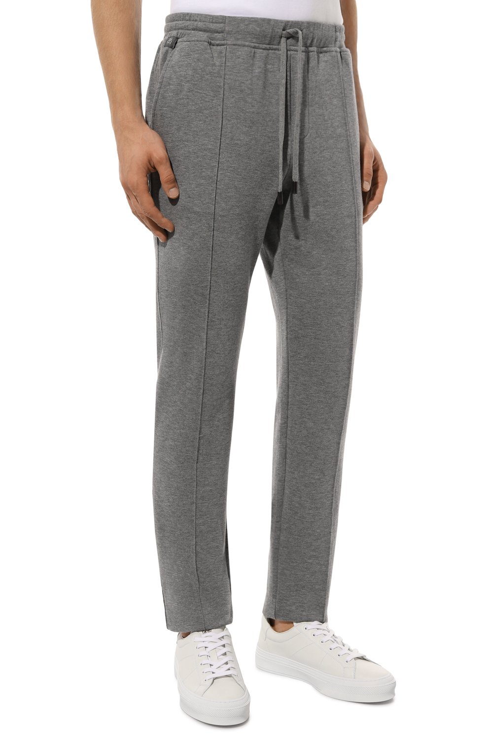 Брюки из хлопка и кашемира CAPOBIANCO серого цвета по цене 58800 руб., арт. 17M706.LB00., фото 3 Брюки из хлопка и кашемира CAPOBIANCO, арт. 17M706.LB00., фото 3