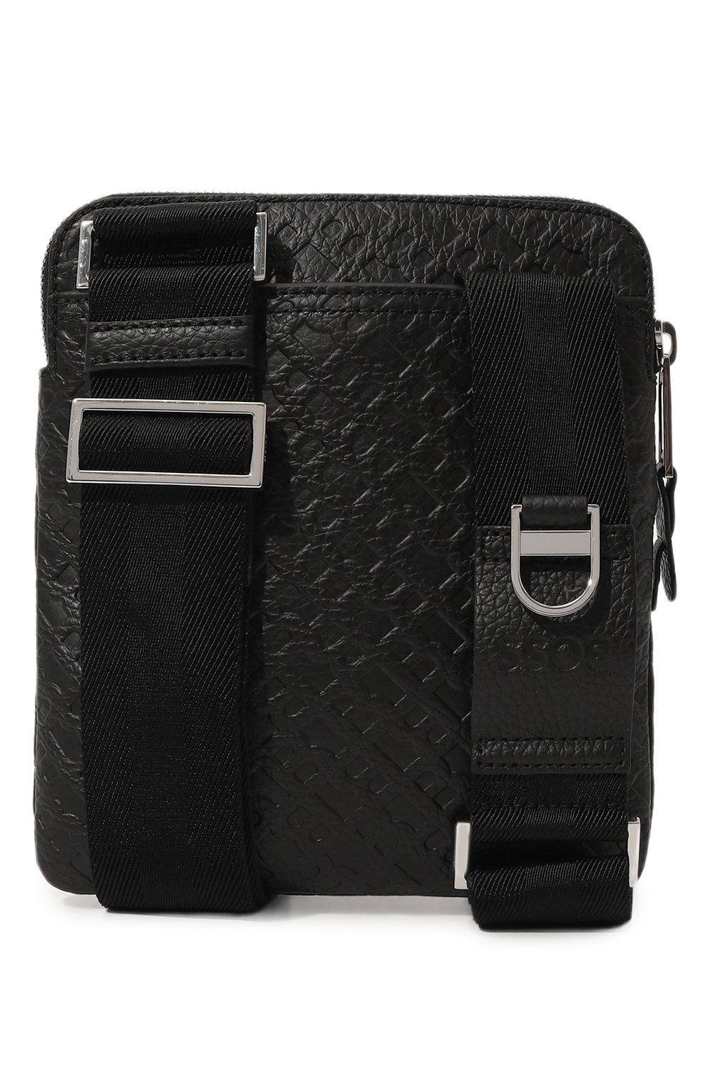 Кожаная сумка BOSS черного цвета по цене 29400 руб., арт. 50503795, фото 6 Кожаная сумка BOSS, арт. 50503795, фото 6