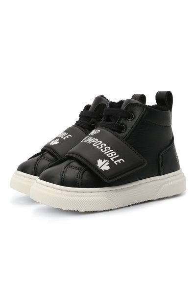 Высокие кожаные кеды DSQUARED2, арт. 68458/KIPS/T0MAIA/KIPS/18-26, фото 1