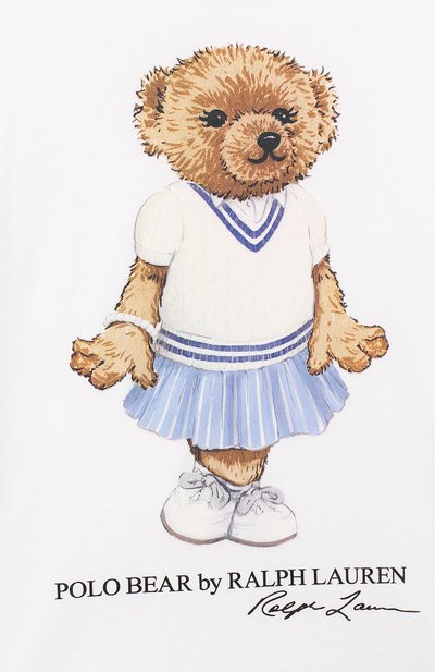 Хлопковая футболка POLO RALPH LAUREN, арт. 312743484, фото 3