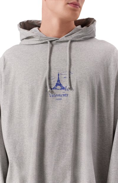 Хлопковое худи VETEMENTS, арт. UA66HD870G, фото 5