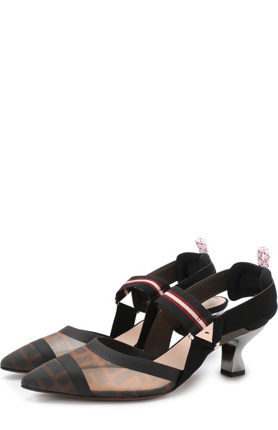 Текстильные туфли FENDI, арт. 8J6716 A2D7, фото 1