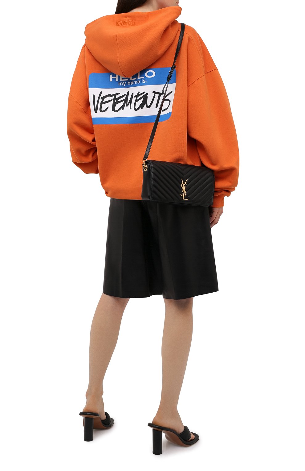 Хлопковое худи VETEMENTS оранжевого цвета по цене 66850 руб., арт. UA52TR710X 1601/W, фото 2 Хлопковое худи VETEMENTS, арт. UA52TR710X 1601/W, фото 2