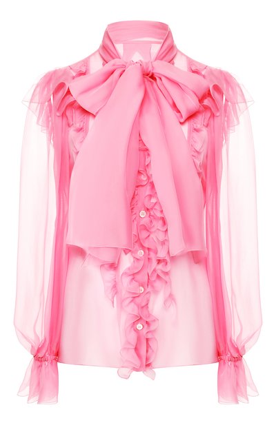 Шелковая блузка DOLCE & GABBANA, арт. F5L64T/FU1AT, фото 1