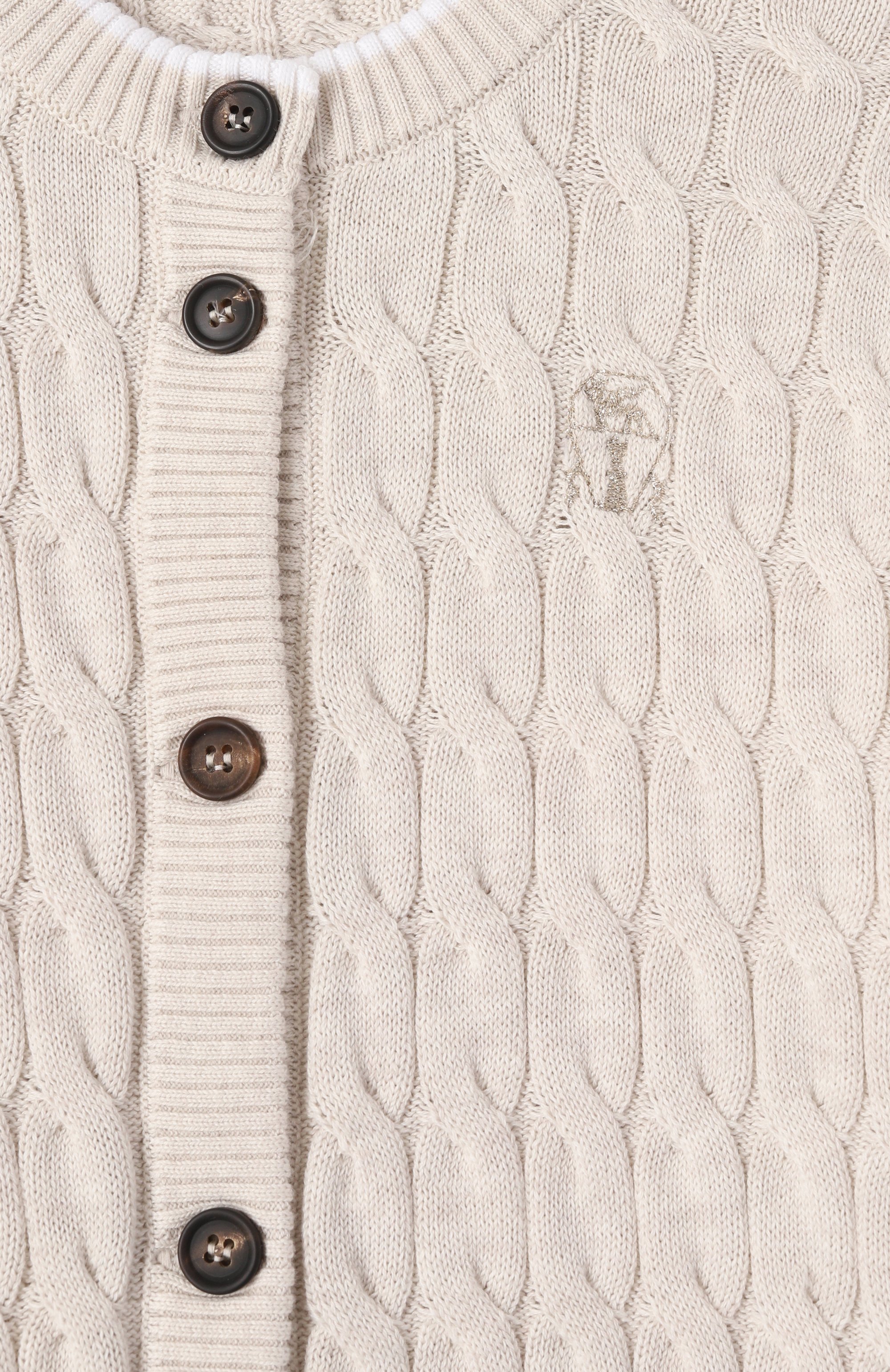 Хлопковый кардиган BRUNELLO CUCINELLI, арт. B19M19906B, фото 3