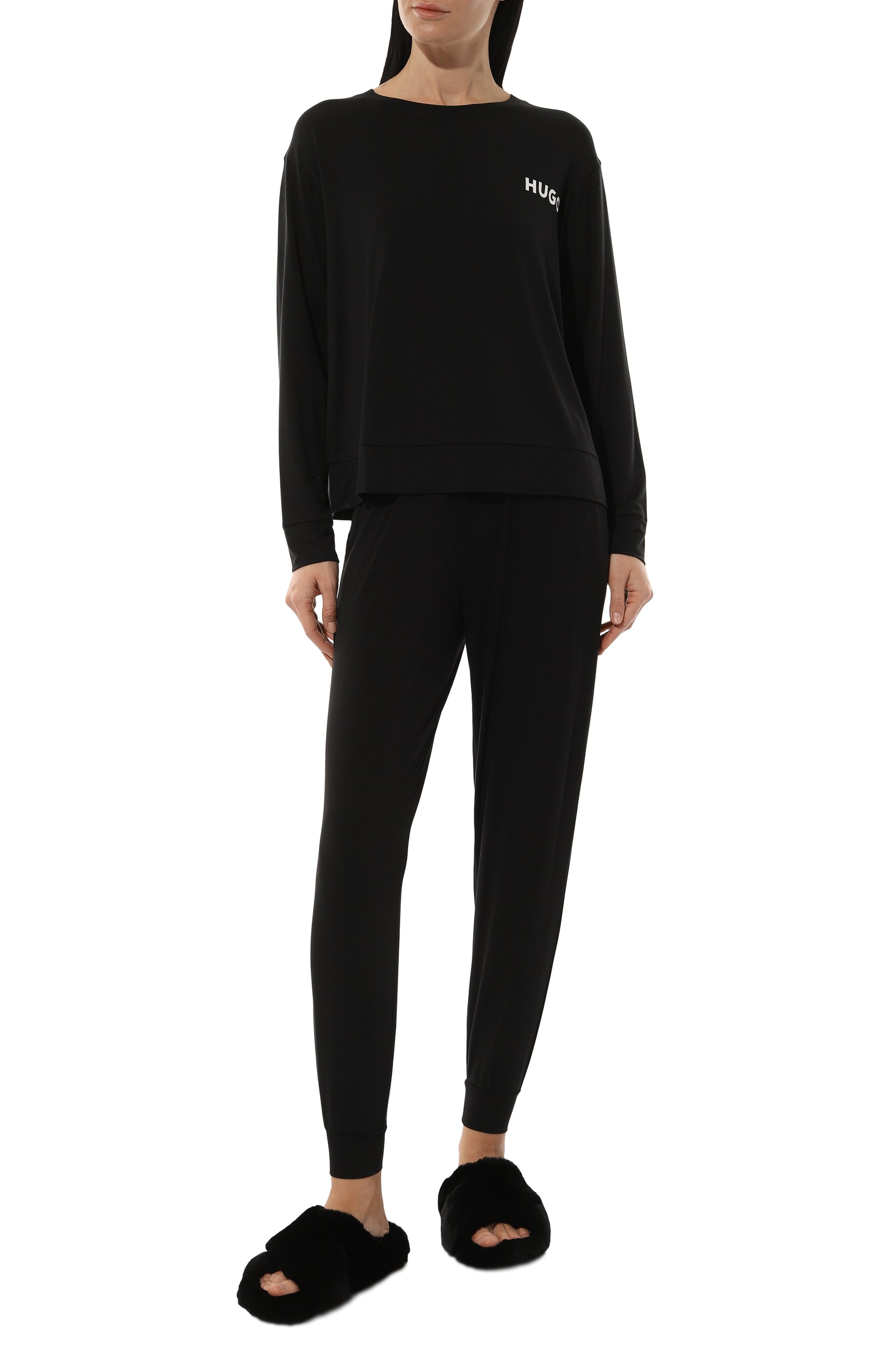 Домашние туфли из кролика YVES SALOMON, арт. 25WAA305XXREXX, фото 2