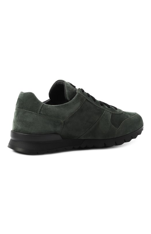 Замшевые кроссовки Kiton USSA114N0010806 Хаки  USSA114N0010806 Фото 5