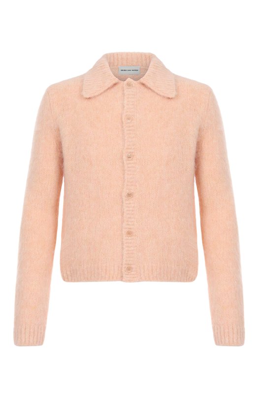Шерстяной кардиган Dries Van Noten 021225-2709-350 Розовый 021225-2709-350