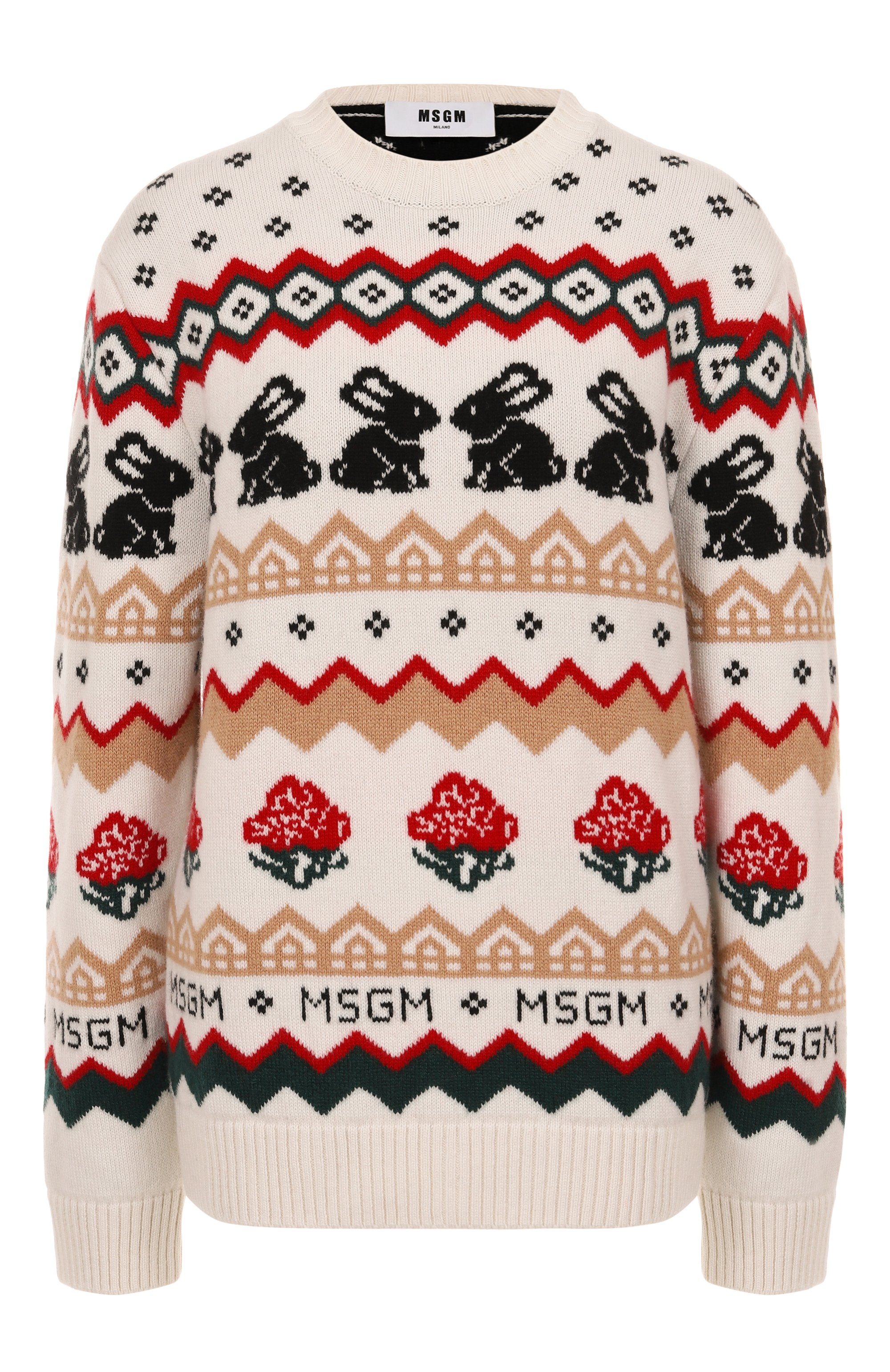 Свитер из шерсти и кашемира MSGM, арт. 3941MDM224/257750, фото 1