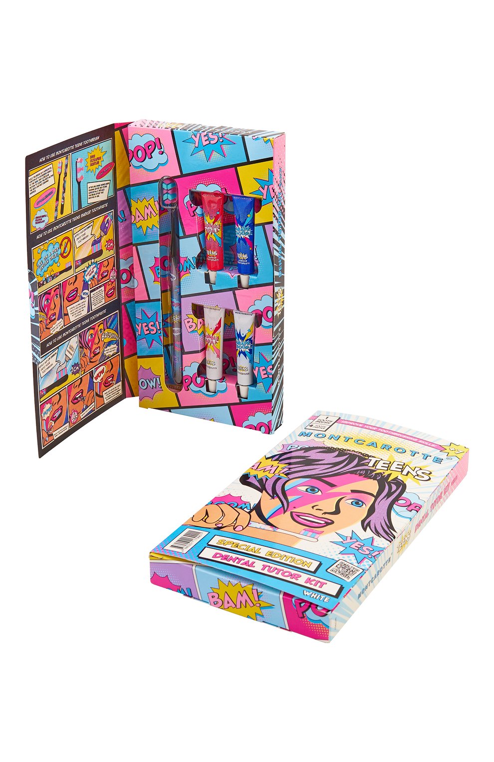 Белый набор для обучения чистки зубов у подростков и детей 7+ MONTCAROTTE, арт. МСТ907, фото 4
