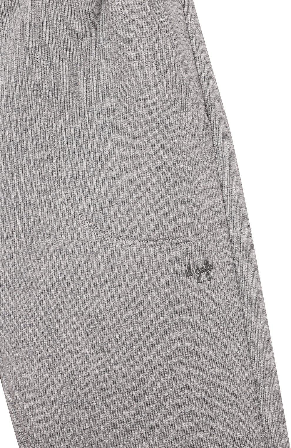 Хлопковые джоггеры IL GUFO, арт. P23PL362MF000/10A-14A, фото 3