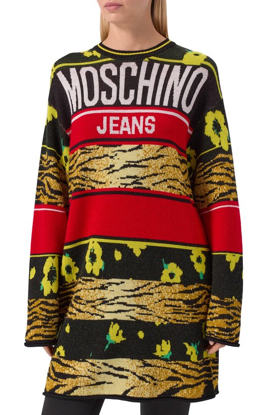 Шерстное платье M05CH1NO Jeans A0495/8212 Разноцветный  A0495/8212 Фото 3