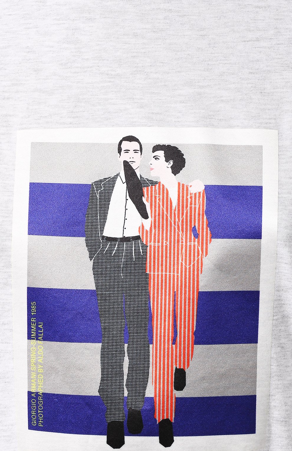 Хлопковая футболка GIORGIO ARMANI, арт. 6GAM53/AJPCZ, фото 5