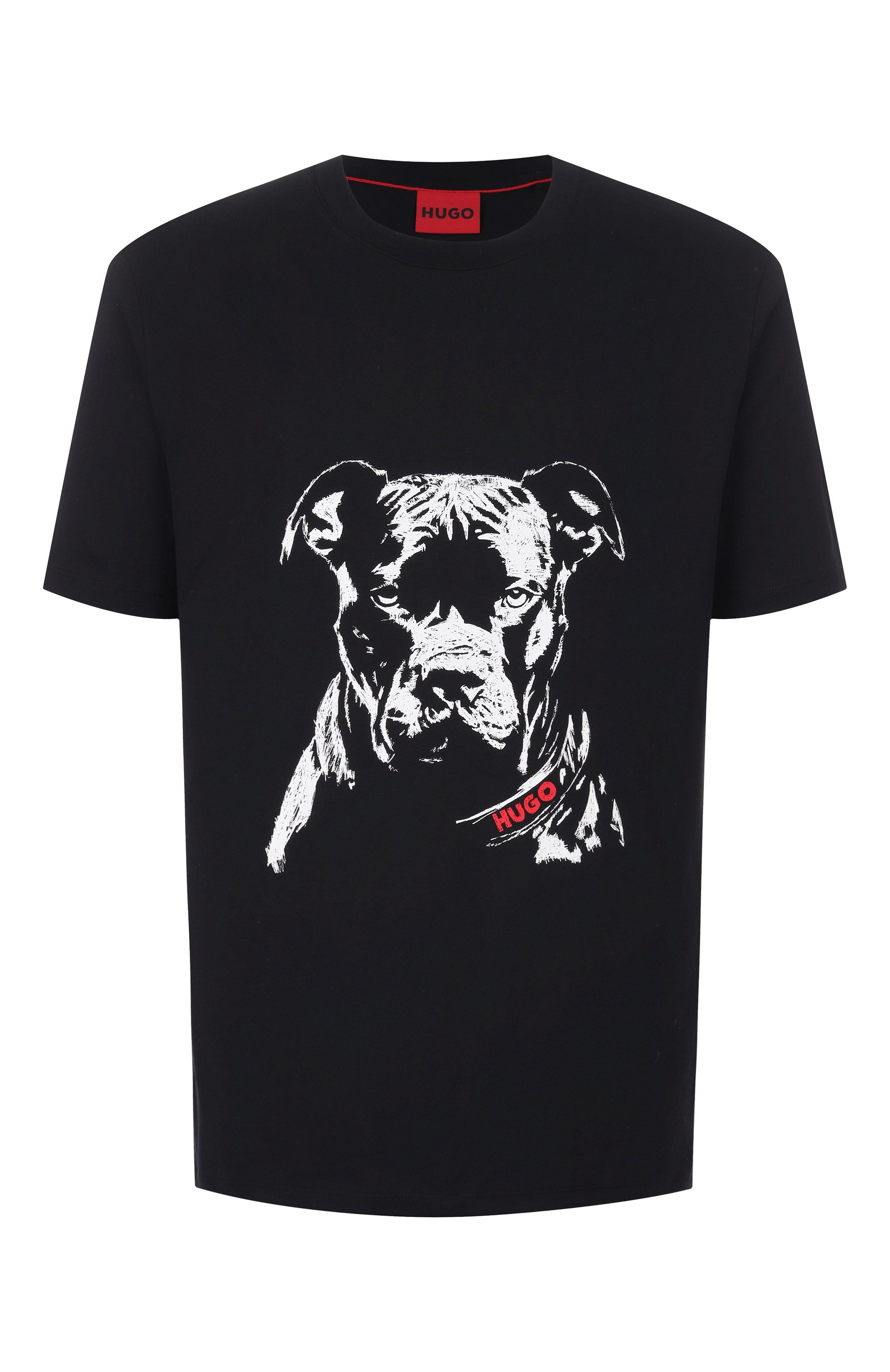 Хлопковая футболка HUGO, арт. 50553779, фото 1