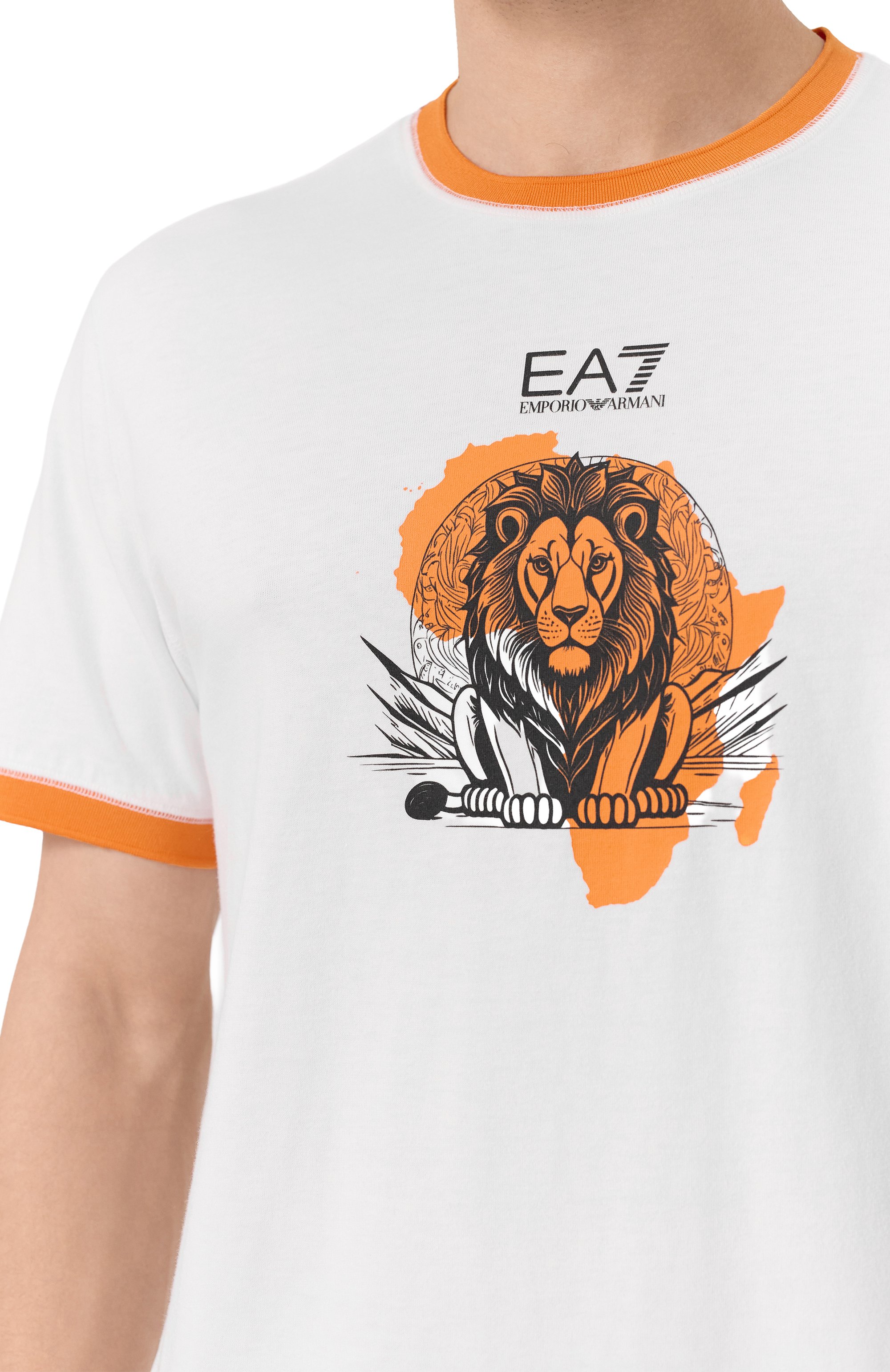 Хлопковая футболка EA7, арт. 7X000099/AF13243, фото 5