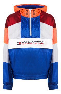 Женская анорак TOMMY SPORT синего цвета, арт. S10S100330 | Фото 1 (Материал внешний: Синтетический материал; Рукава: Длинные; Длина (верхняя одежда): Короткие; Женское Кросс-КТ: Куртка-спорт; Кросс-КТ: Ветровка, Спорт, Куртка; Статус проверки: Проверена категория; Региональные ограничения белый список (Axapta Mercury): RU; Материал сплава: Проставлено; Драгоценные камни: Проставлено)