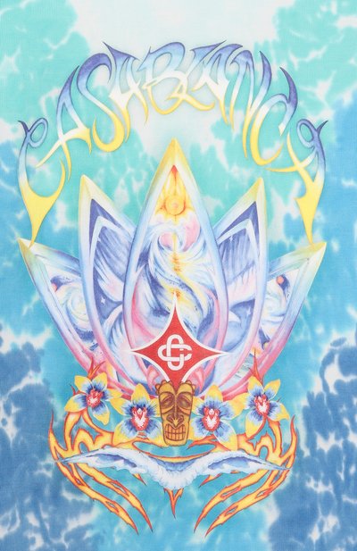 Хлопковая футболка CASABLANCA, арт. K-SP26-JTS-038-04-EX-BC, фото 3