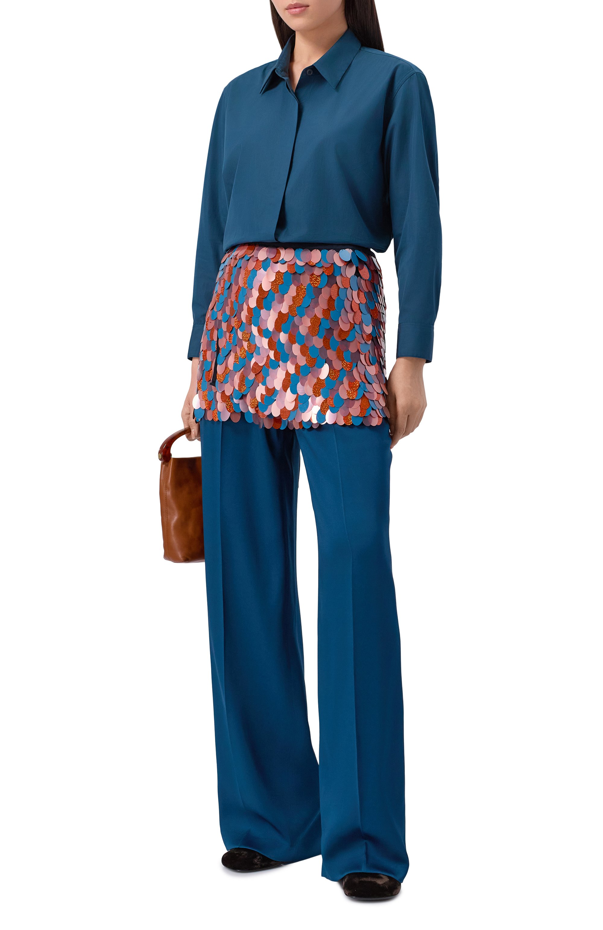 Юбка из вискозы DRIES VAN NOTEN, арт. 252-010602-2317, фото 2