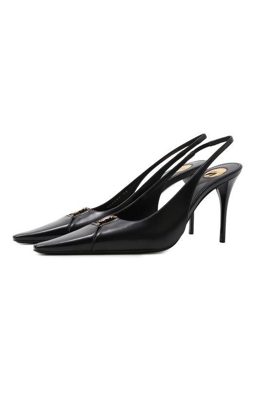 Кожаные туфли Babylone Breteuil 90 Saint Laurent 806685/AAESX Чёрный 806685/AAESX