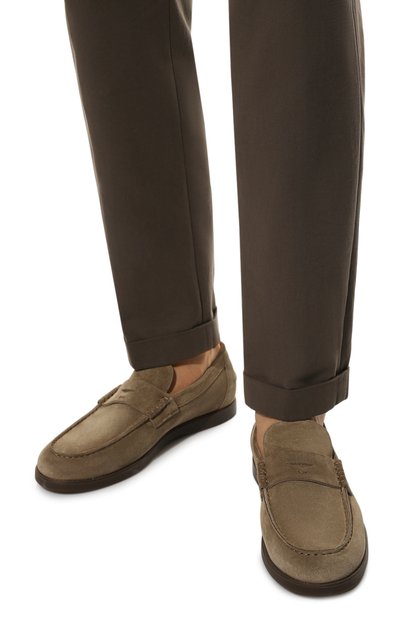 Замшевые пенни-лоферы DOUCAL'S, арт. DU3010SAILUF106DM44, фото 3