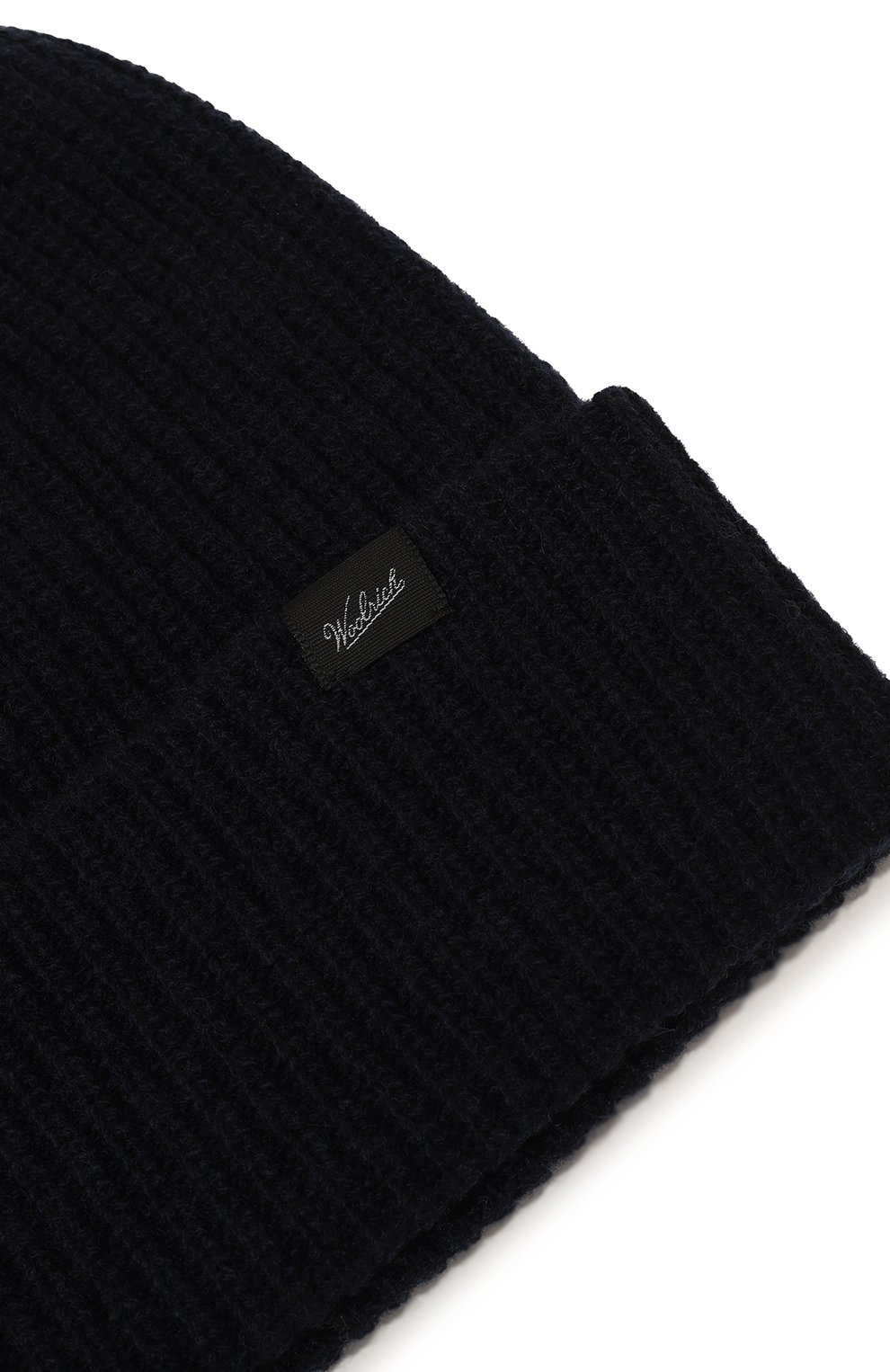 Шерстяная шапка WOOLRICH темно-синего цвета по цене 9800 руб., арт. CFWOAC0331MRUF0659, фото 3 Шерстяная шапка WOOLRICH, арт. CFWOAC0331MRUF0659, фото 3