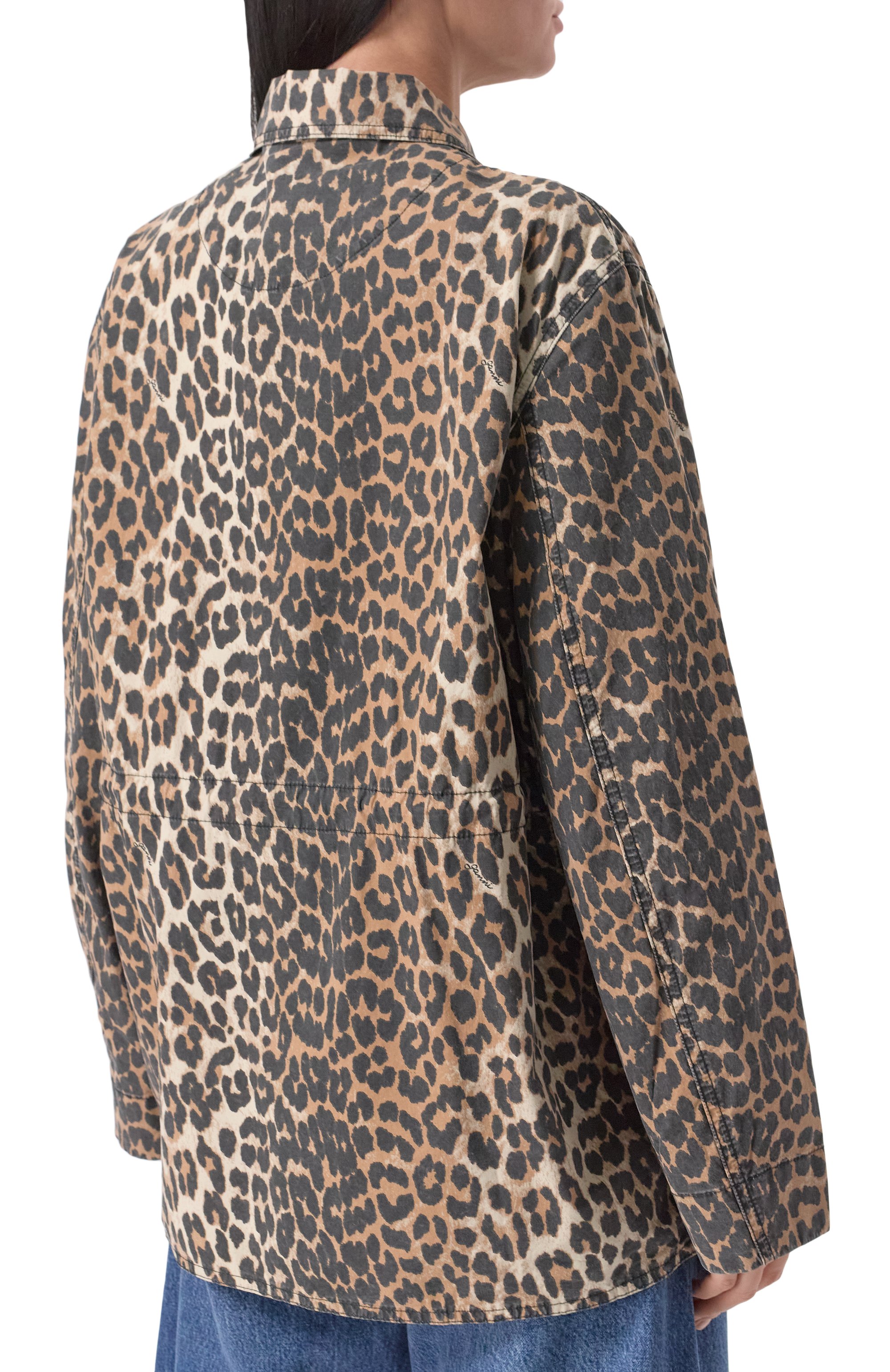 Хлопковая куртка GANNI, арт. F8880/6635, фото 4