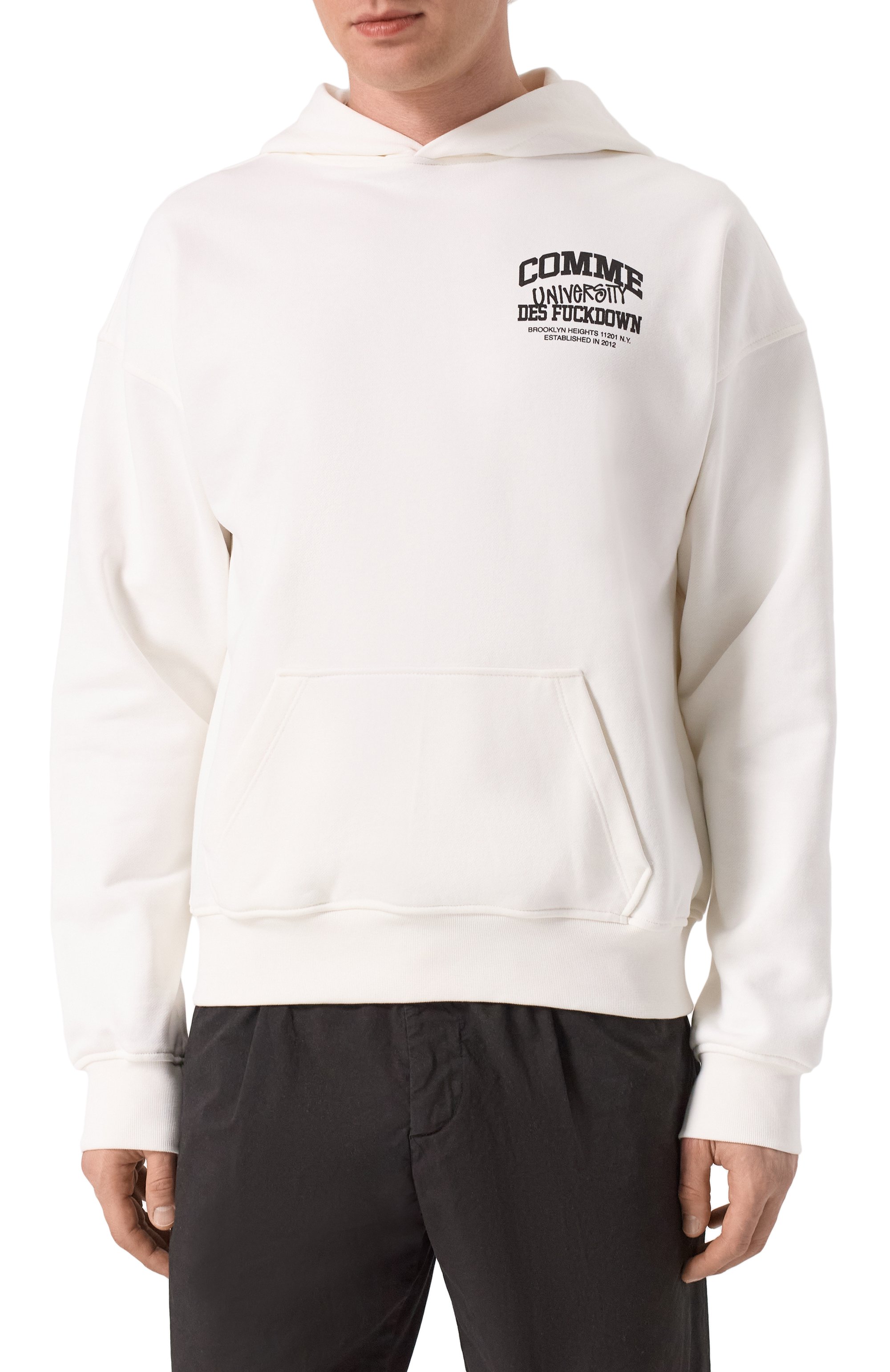 Хлопковое худи COMME DES FUCKDOWN, арт. CFABM01620, фото 3