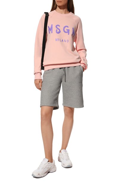 Хлопковый свитшот MSGM, арт. 3241MDM513 227299, фото 2