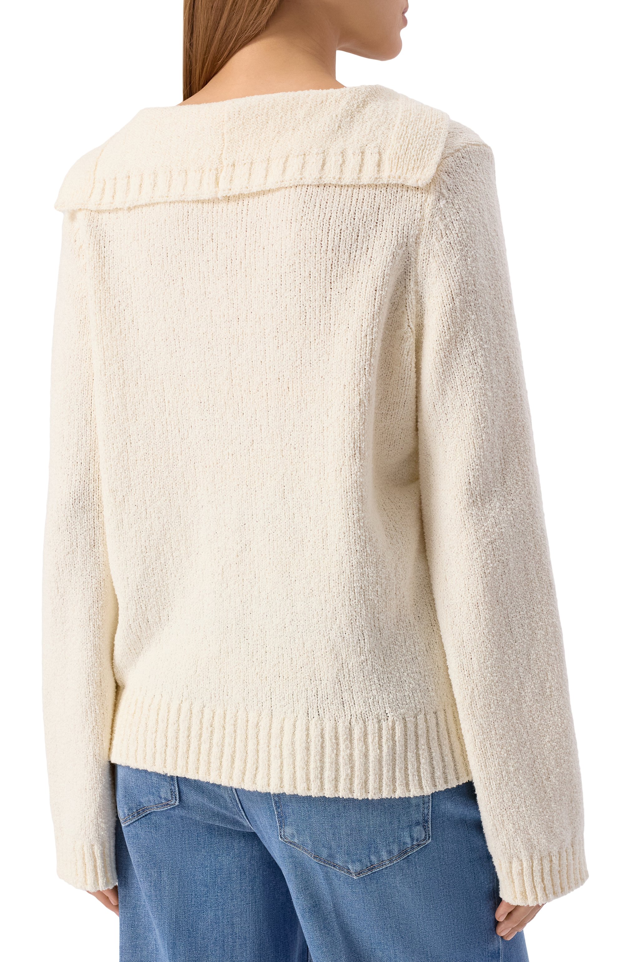 Хлопковый свитер LOULOU DE SAISON, арт. BAHIA, фото 4