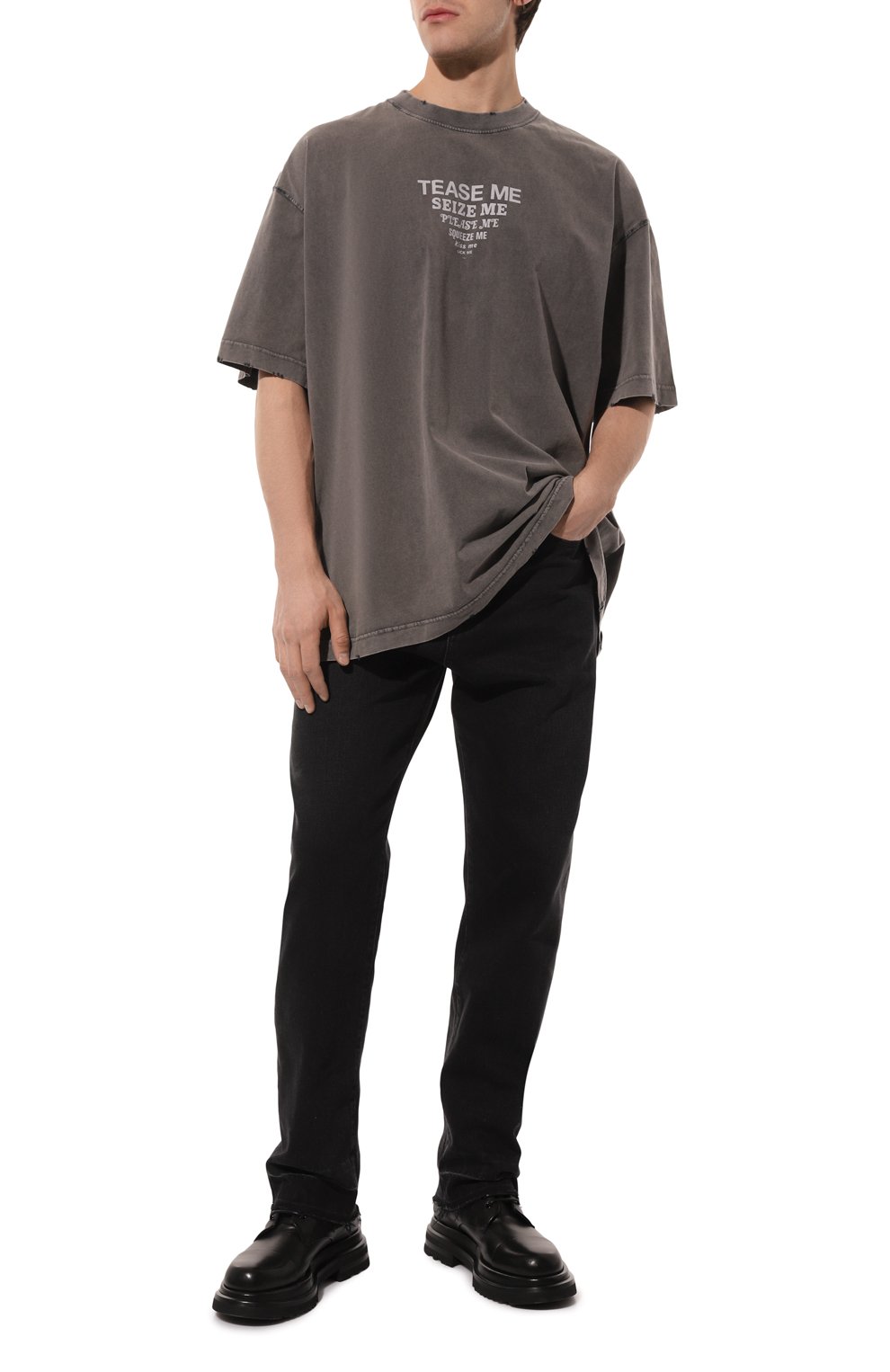 Хлопковая футболка VETEMENTS, арт. UE63TR280B, фото 6