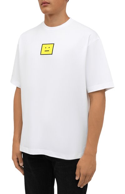 Хлопковая футболка  ACNE STUDIOS, арт. CL0101/M, фото 3