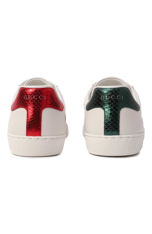 Кожаные кеды Ace Gucci 429446/02JP0 Белый  429446/02JP0 Фото 7