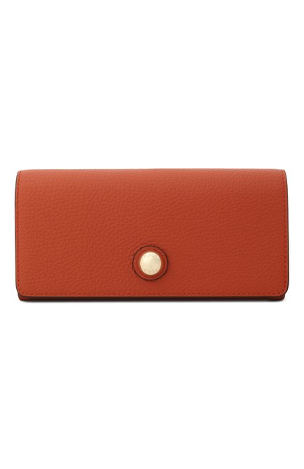 Женские кожаный кошелек furla sfera FURLA темно-оранжевого цвета, арт. WP00441/HSF000 | Фото 1 (Материал: Натуральная кожа; Материал сплава: Проставлено; Нос: Не проставлено)
