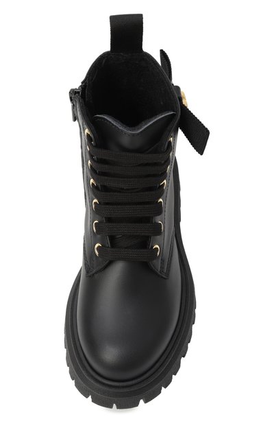 Кожаные ботинки MOSCHINO, арт. 81954/VAR3/28-35, фото 4