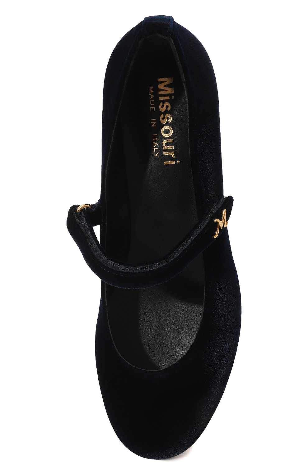 Бархатные туфли MISSOURI, арт. 78089M/BLUE VELVET/35-41, фото 4