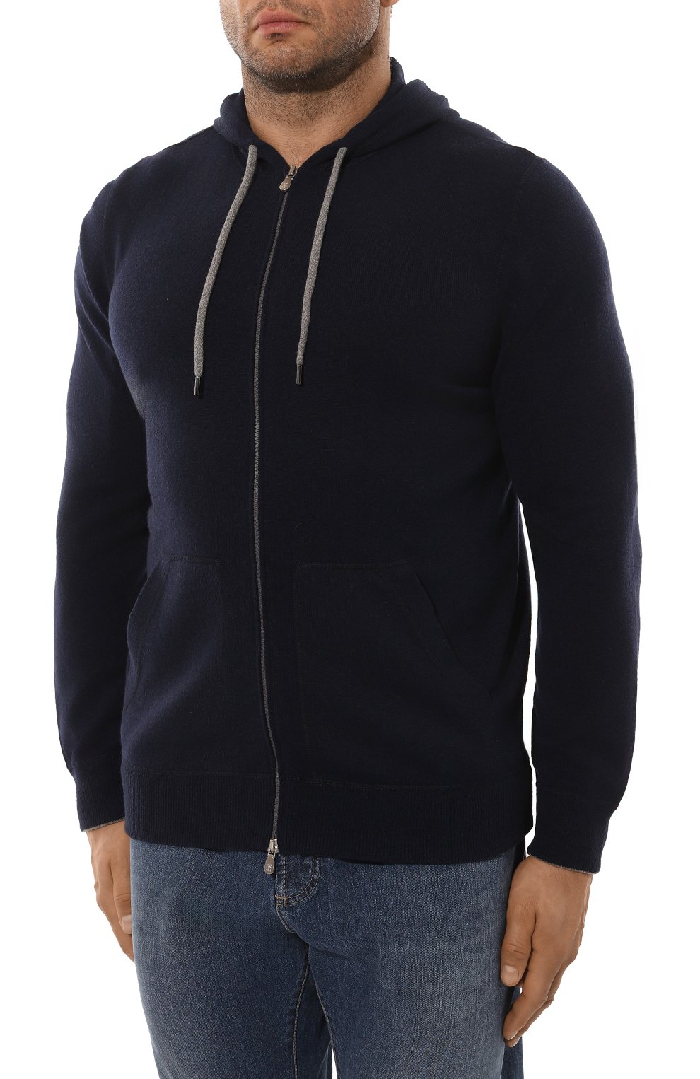 Толстовка из шерсти и кашемира BRUNELLO CUCINELLI, арт. M3623246G, фото 3