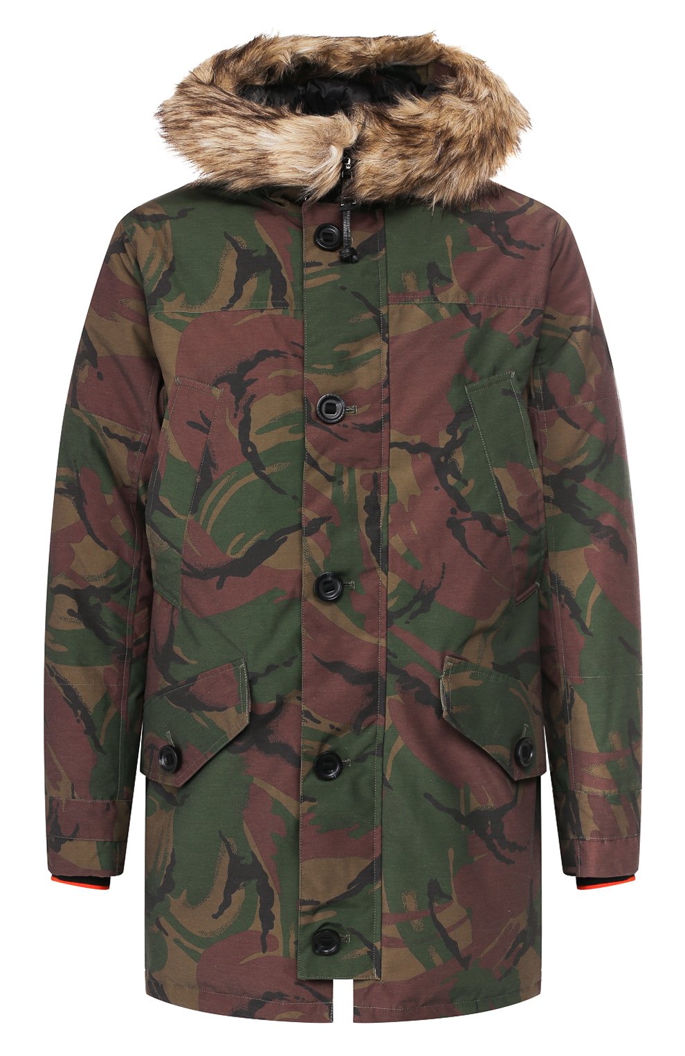 Пуховая парка POLO RALPH LAUREN хаки цвета по цене 67550 руб., арт. 710759968, фото 1 Пуховая парка POLO RALPH LAUREN, арт. 710759968, фото 1