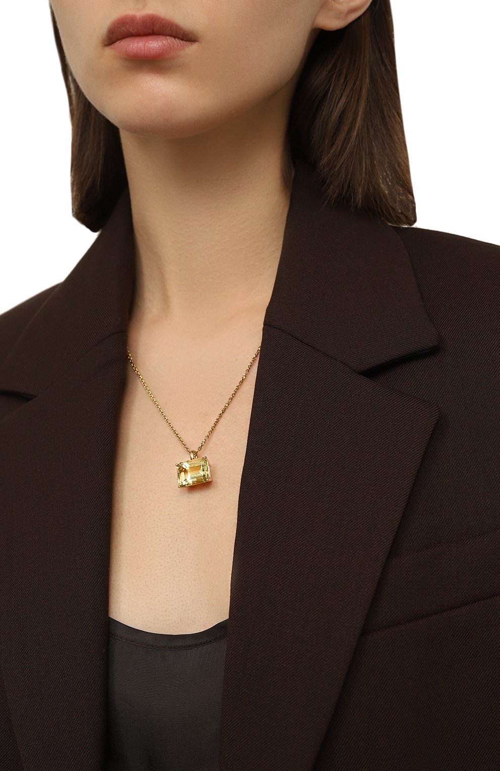 Подвеска на цепочке с цитрином JEWLIA, арт. JR-151, фото 2